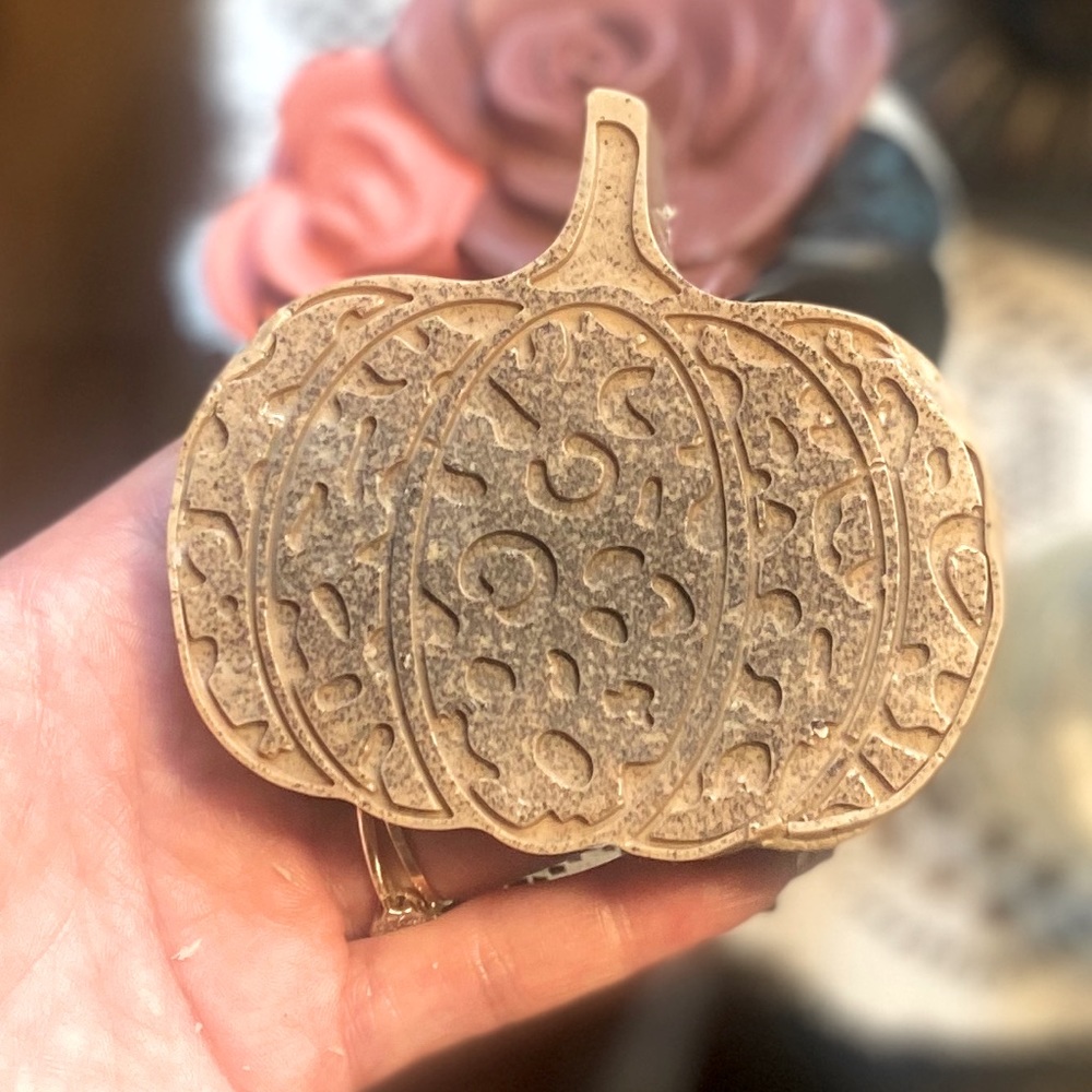 Pumpkin Shaped 🍂 Exfoliating COFFEE SOAP
